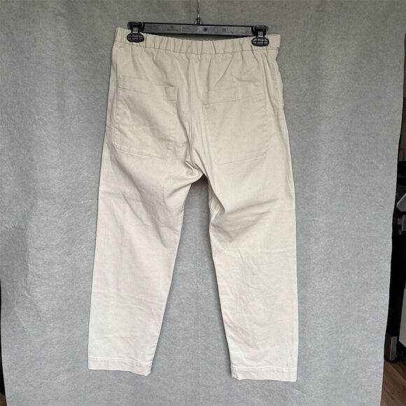 Barena Venezia Beige Casual Cropped Size 48 Belted Waist Pockets - Picture 3 of 6